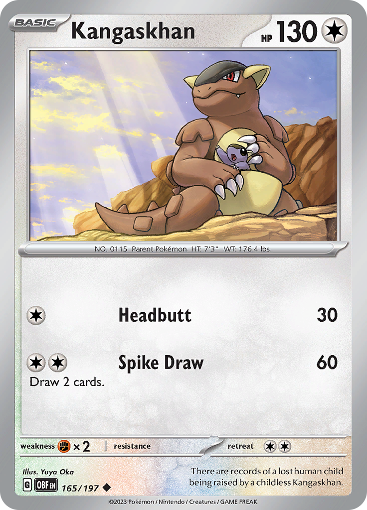 Kangaskhan (165/197) [Scarlet & Violet: Obsidian Flames] | Odin's Place