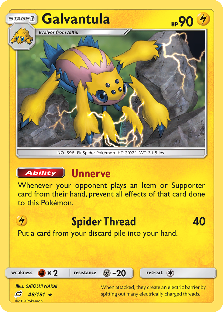 Galvantula (48/181) [Sun & Moon: Team Up] | Odin's Place