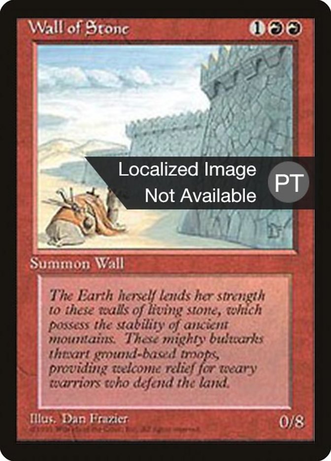 Wall of Stone [Fourth Edition (Foreign Black Border)] | Odin's Place