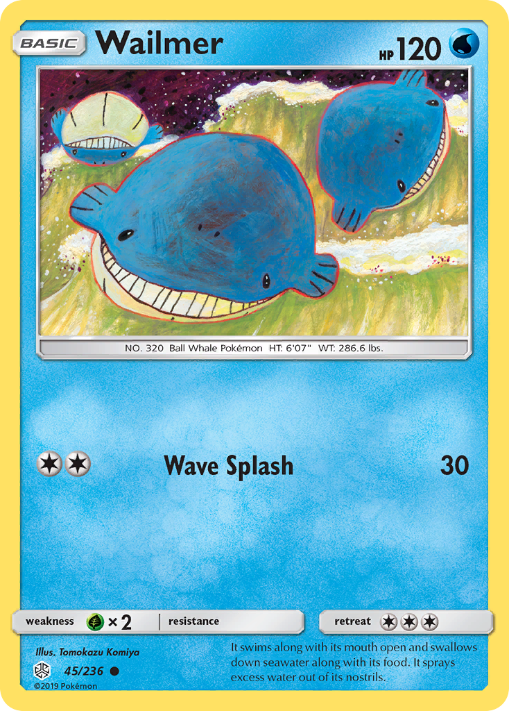 Wailmer (45/236) [Sun & Moon: Cosmic Eclipse] | Odin's Place