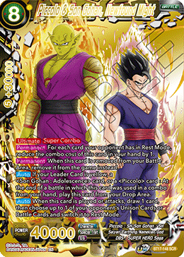 Piccolo & Son Gohan, Newfound Might (BT17-148) [Ultimate Squad] | Odin's Place