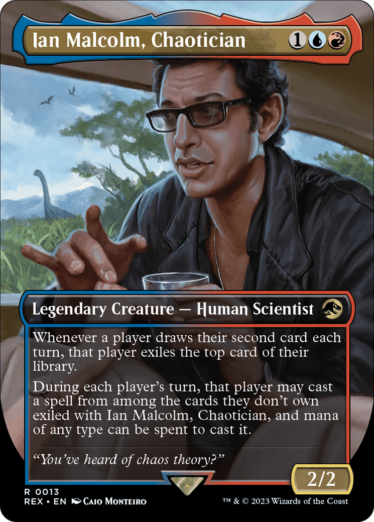 Ian Malcolm, Chaotician (Borderless) [Jurassic World Collection] | Odin's Place