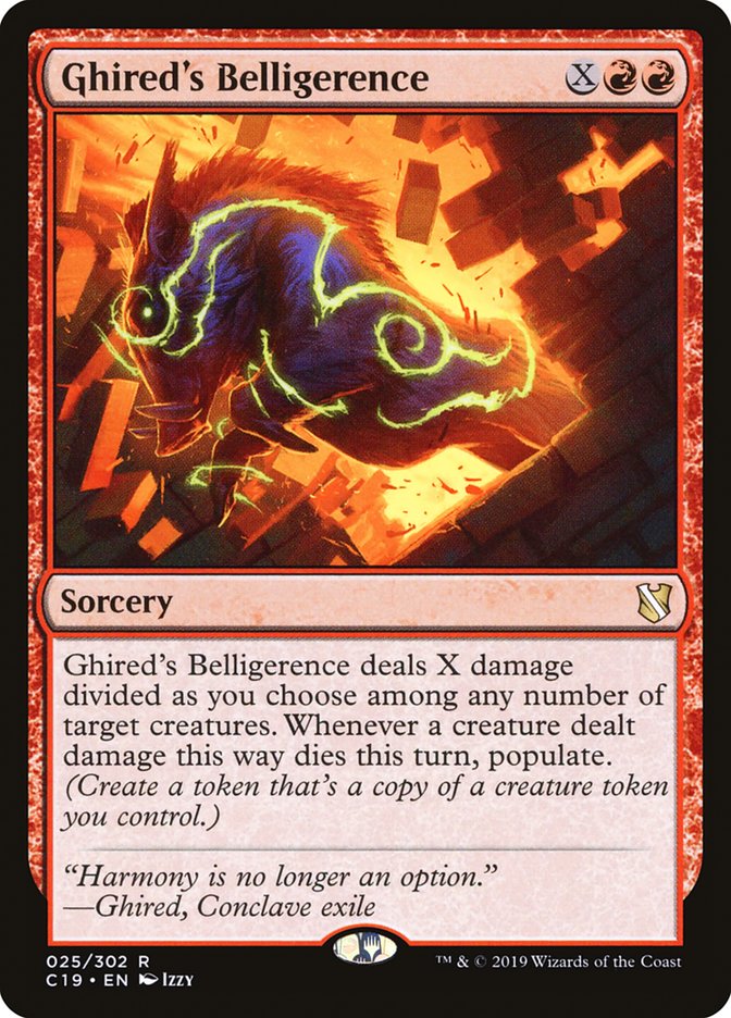 Ghired's Belligerence [Commander 2019] | Odin's Place
