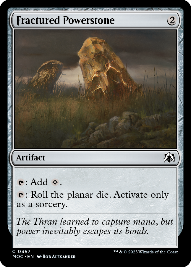 Fractured Powerstone [March of the Machine Commander] | Odin's Place