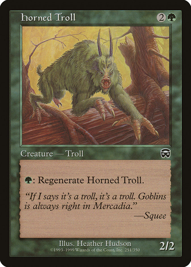 Horned Troll (251) [Mercadian Masques] | Odin's Place