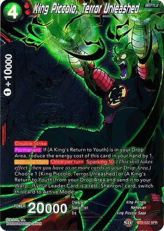 King Piccolo, Terror Unleashed (SPR) (BT5-022) [Miraculous Revival] | Odin's Place