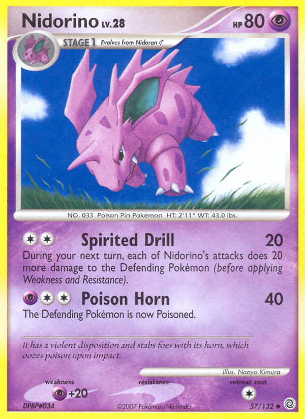 Nidorino (57/132) [Diamond & Pearl: Secret Wonders] | Odin's Place