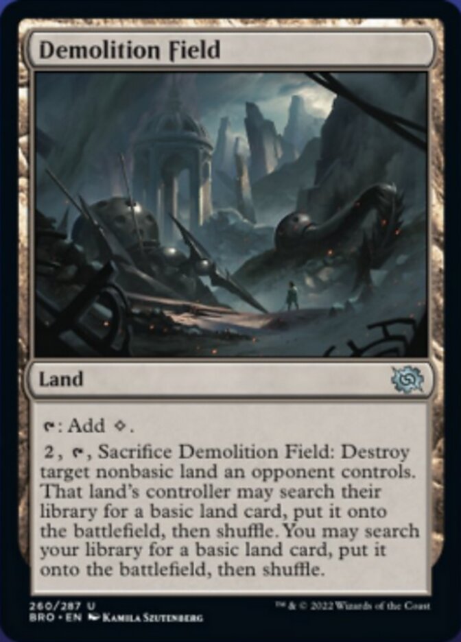 Demolition Field [The Brothers' War] | Odin's Place