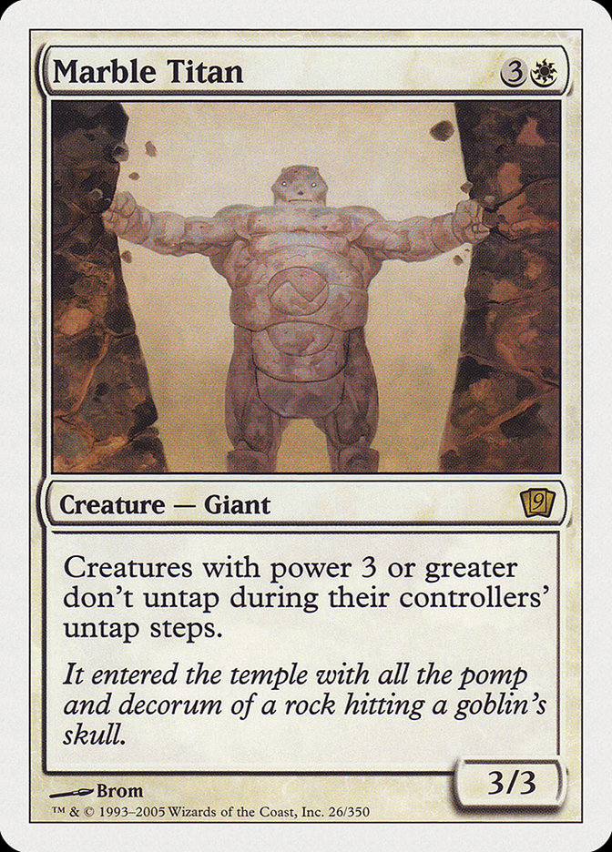 Marble Titan (26) [Ninth Edition] | Odin's Place