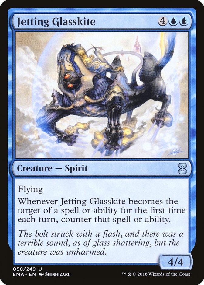 Jetting Glasskite (58) [Eternal Masters] | Odin's Place