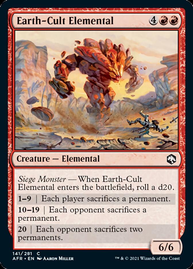 Earth-Cult Elemental [Dungeons & Dragons: Adventures in the Forgotten Realms] | Odin's Place