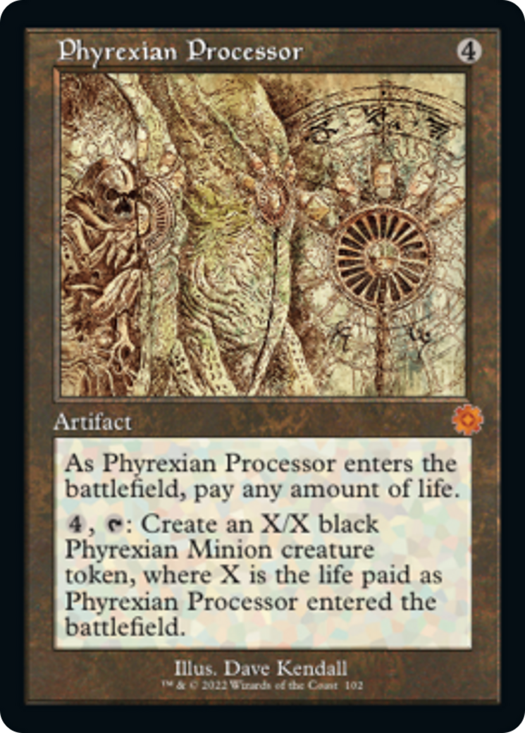 Phyrexian Processor (Retro Schematic) [The Brothers' War Retro Artifacts] | Odin's Place