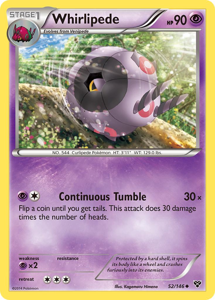 Whirlipede (52/146) [XY: Base Set] | Odin's Place