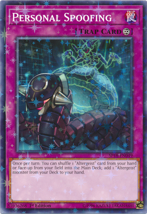 Personal Spoofing [SP18-EN049] Starfoil Rare | Odin's Place