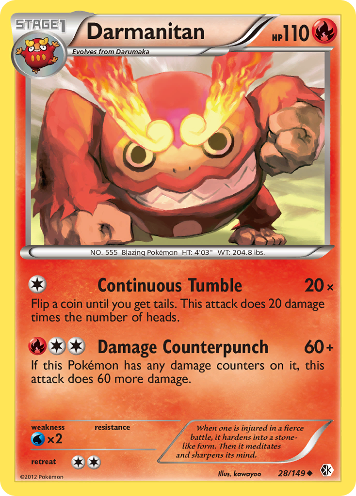 Darmanitan (28/149) [Black & White: Boundaries Crossed] | Odin's Place