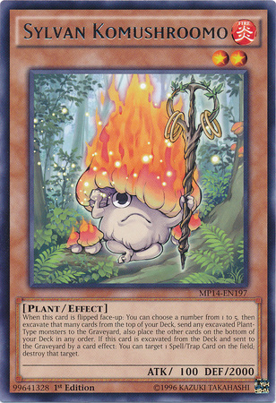 Sylvan Komushroomo [MP14-EN197] Rare | Odin's Place