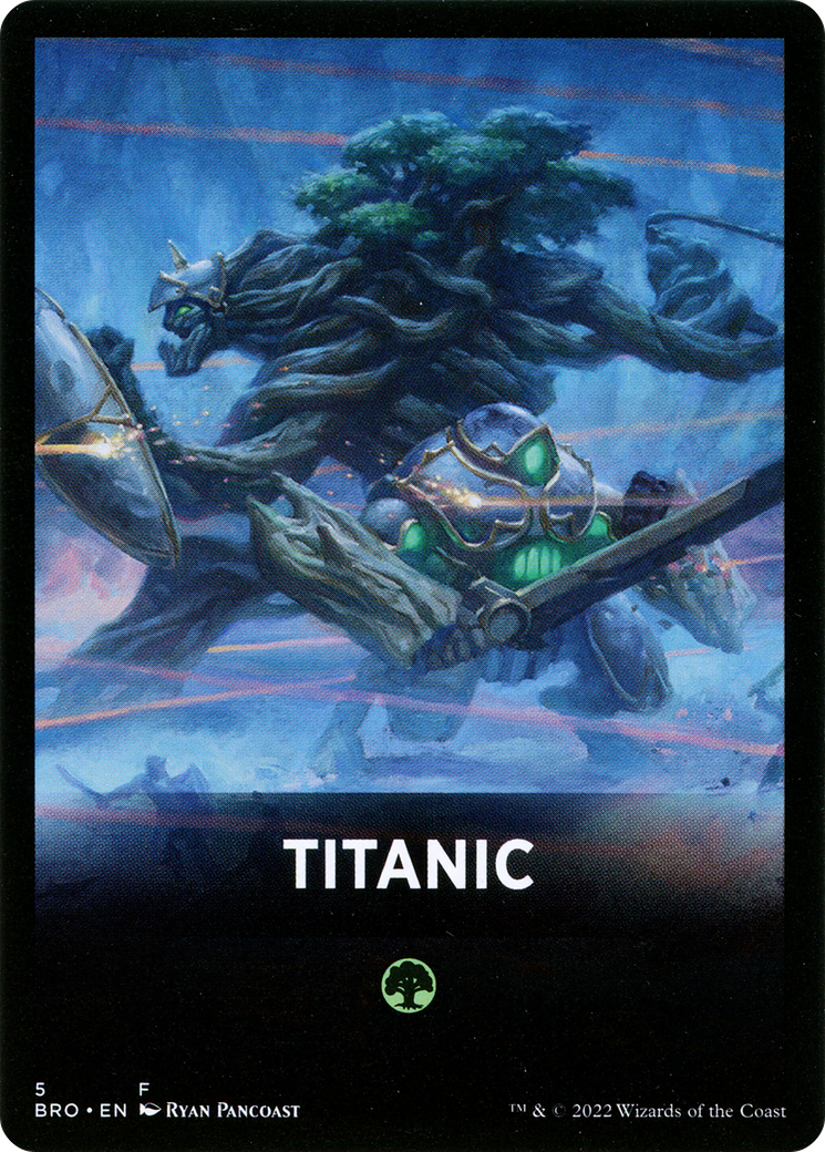 Titanic Theme Card [The Brothers' War Tokens] | Odin's Place