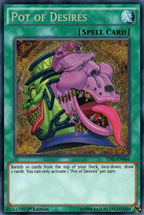 Pot of Desires [TDIL-EN066] Secret Rare | Odin's Place
