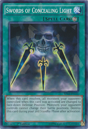 Swords of Concealing Light [BP03-EN151] Shatterfoil Rare | Odin's Place