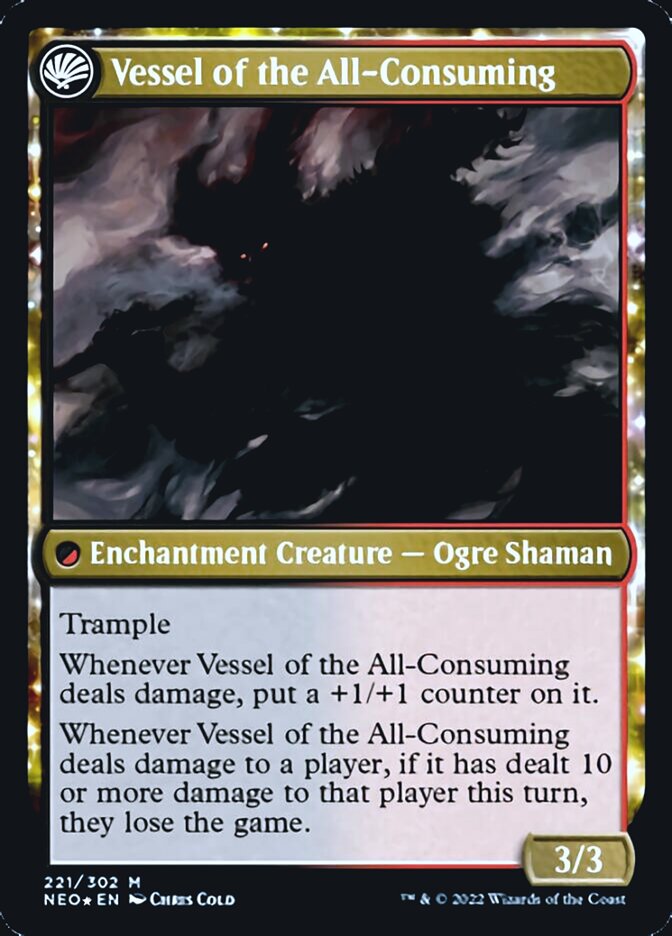 Hidetsugu Consumes All // Vessel of the All-Consuming [Kamigawa: Neon Dynasty Prerelease Promos] | Odin's Place