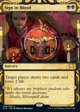 Sign in Blood [Strixhaven: School of Mages Mystical Archive] | Odin's Place