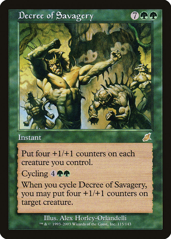 Decree of Savagery (115) [Scourge] | Odin's Place