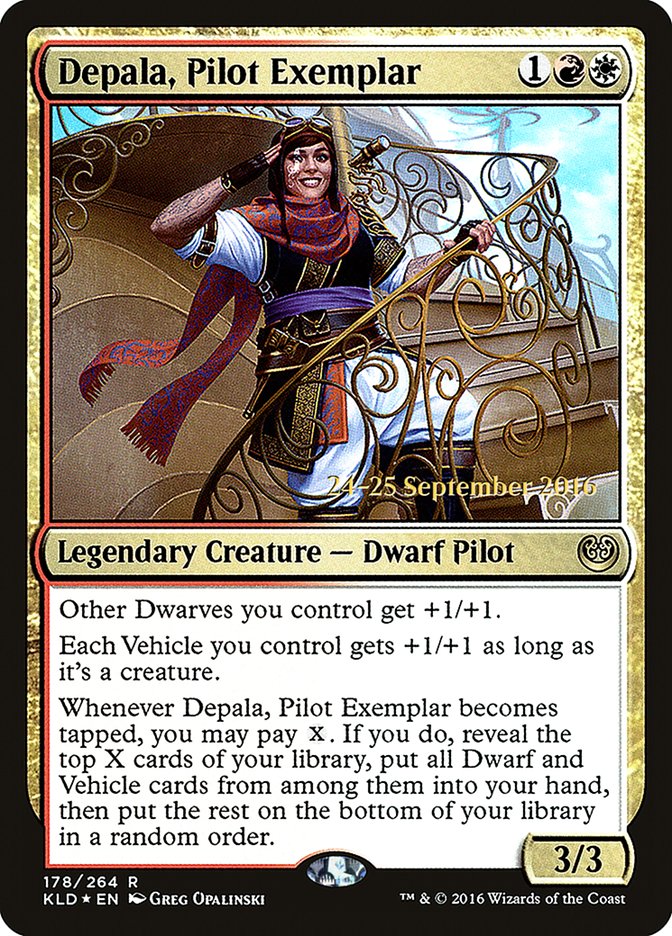Depala, Pilot Exemplar (178) [Kaladesh Prerelease Promos] | Odin's Place