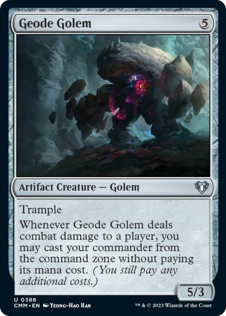 Geode Golem [Commander Masters] | Odin's Place