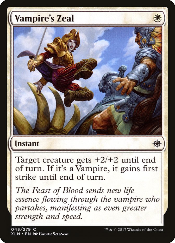 Vampire's Zeal (43) [Ixalan] | Odin's Place