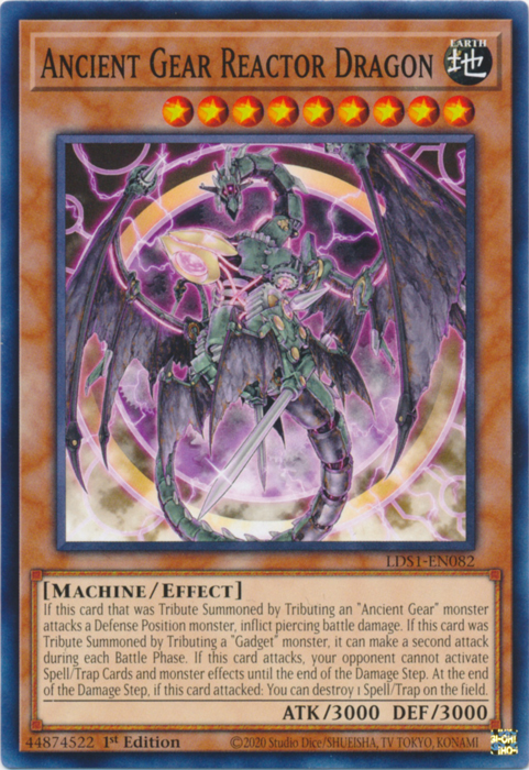 Ancient Gear Reactor Dragon [LDS1-EN082] Common | Odin's Place
