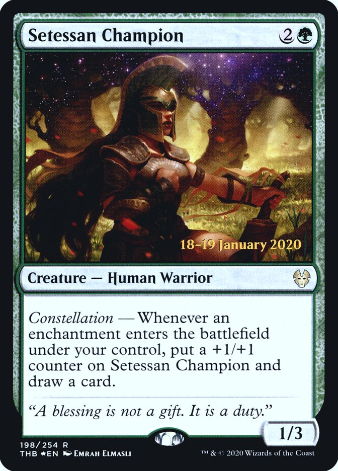 Setessan Champion [Theros Beyond Death Prerelease Promos] | Odin's Place
