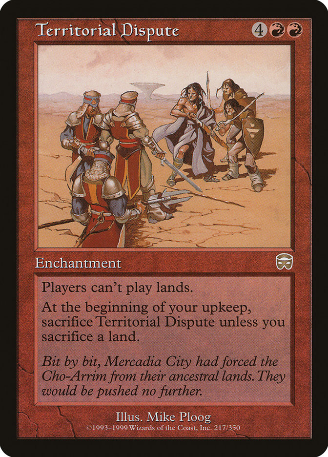 Territorial Dispute (217) [Mercadian Masques] | Odin's Place