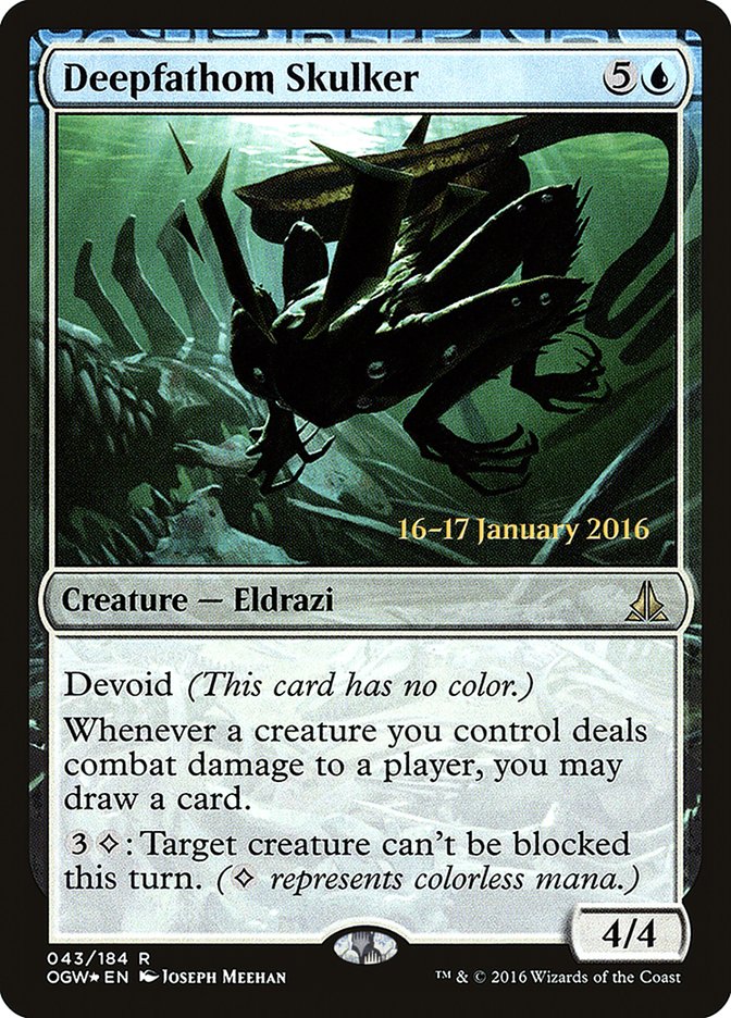 Deepfathom Skulker (43) [Oath of the Gatewatch Prerelease Promos] | Odin's Place