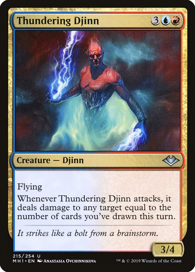 Thundering Djinn (215) [Modern Horizons] | Odin's Place