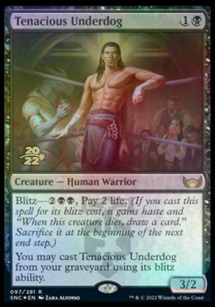 Tenacious Underdog [Streets of New Capenna Prerelease Promos] | Odin's Place