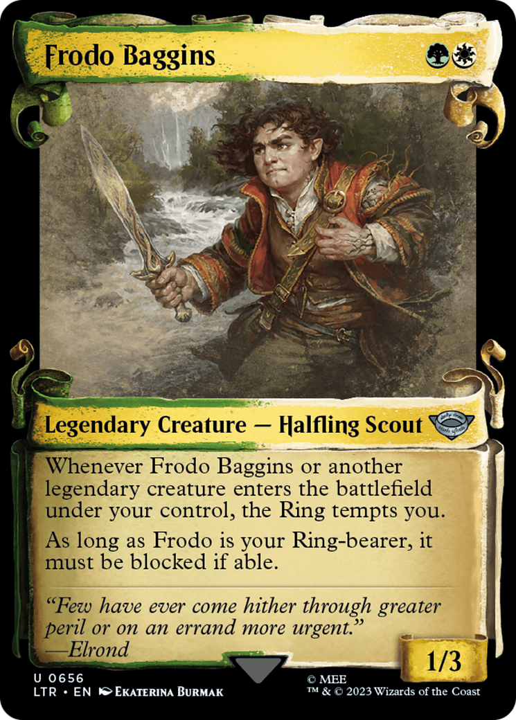 Frodo Baggins [The Lord of the Rings: Tales of Middle-Earth Showcase Scrolls] | Odin's Place