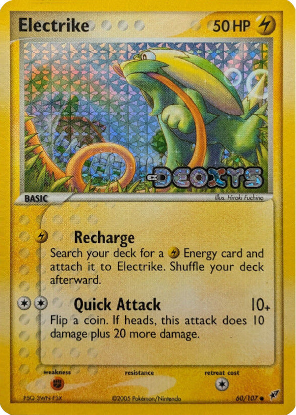 Electrike (60/107) (Stamped) [EX: Deoxys] | Odin's Place