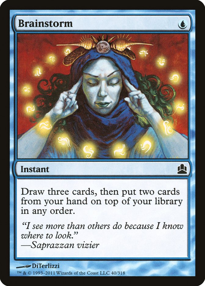 Brainstorm (40) [Commander 2011] | Odin's Place
