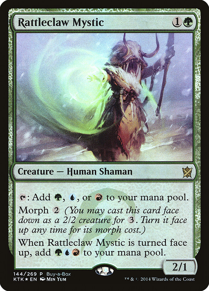 Rattleclaw Mystic (144) (Buy-A-Box) [Khans of Tarkir Promos] | Odin's Place