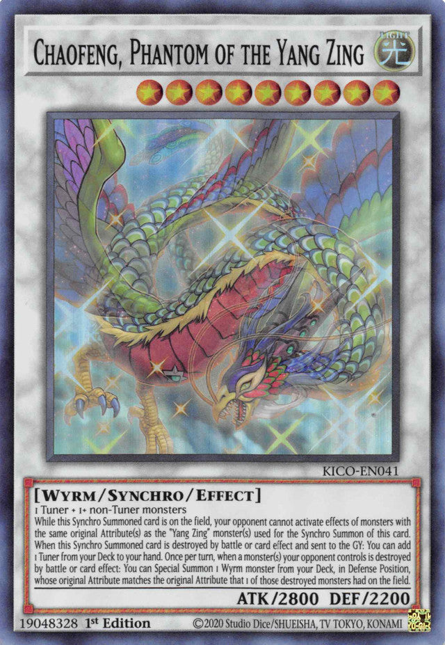 Chaofeng, Phantom of the Yang Zing [KICO-EN041] Super Rare | Odin's Place