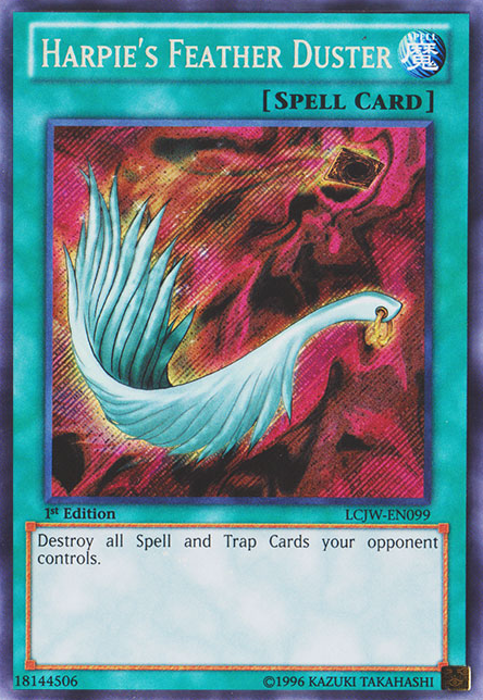 Harpie's Feather Duster [LCJW-EN099] Secret Rare | Odin's Place