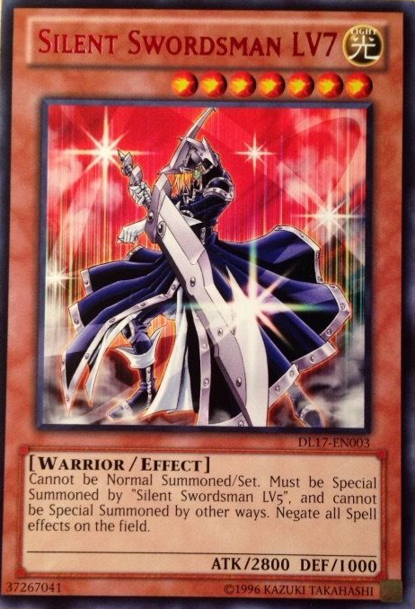 Silent Swordsman LV7 (Red) [DL17-EN003] Rare | Odin's Place