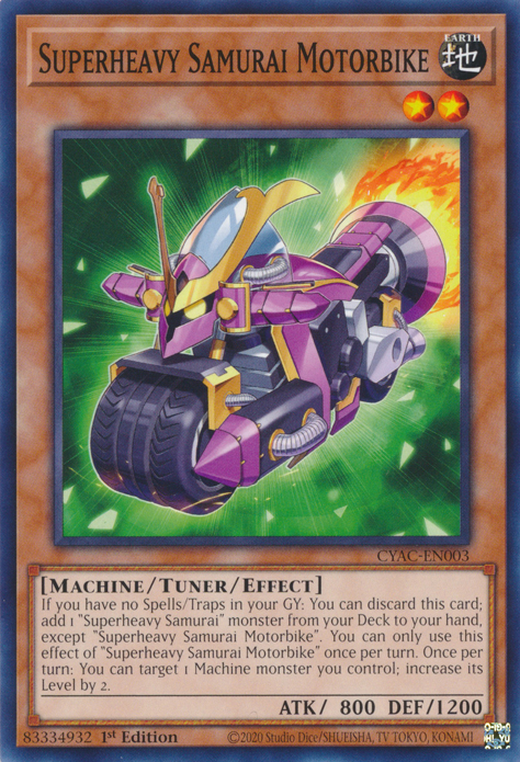 Superheavy Samurai Motorbike [CYAC-EN003] Common | Odin's Place