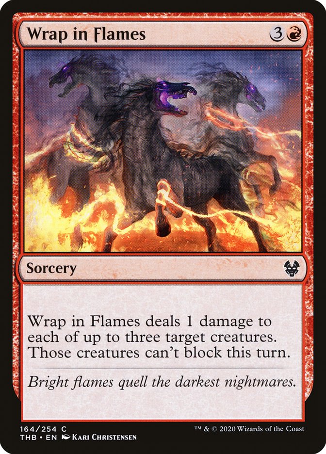 Wrap in Flames [Theros Beyond Death] | Odin's Place