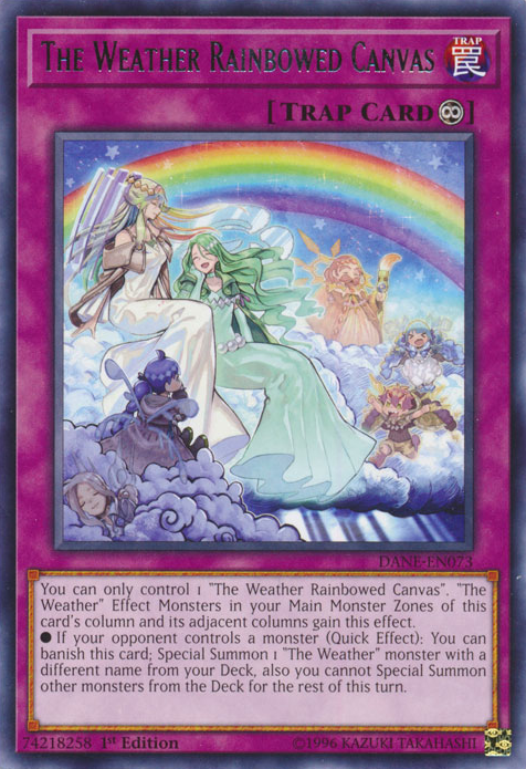 The Weather Rainbowed Canvas [DANE-EN073] Rare | Odin's Place