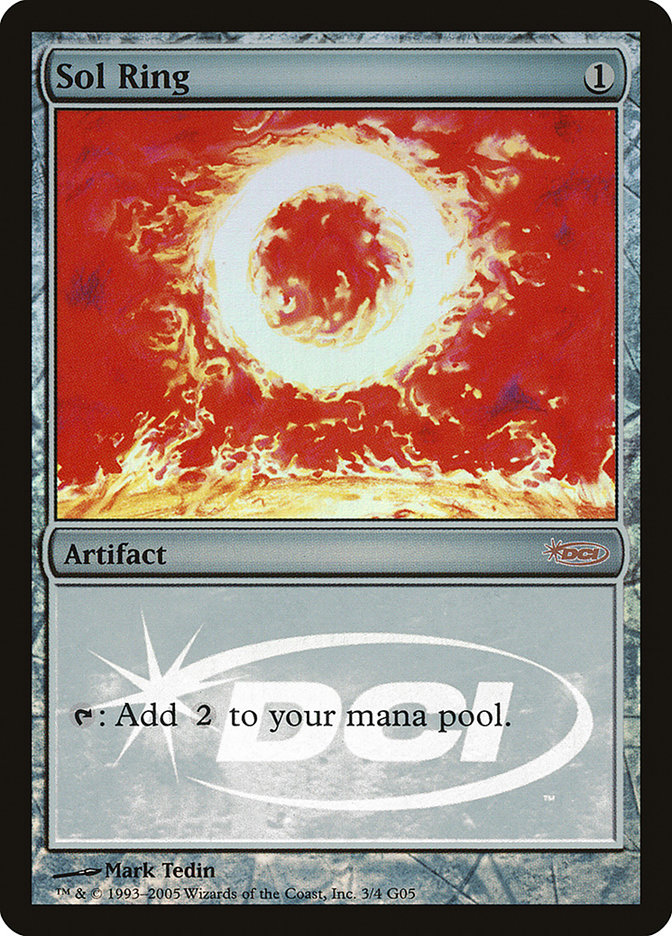 Sol Ring (3) [Judge Gift Cards 2005] | Odin's Place