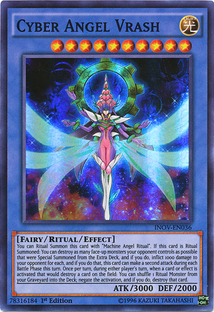 Cyber Angel Vrash [INOV-EN036] Super Rare | Odin's Place