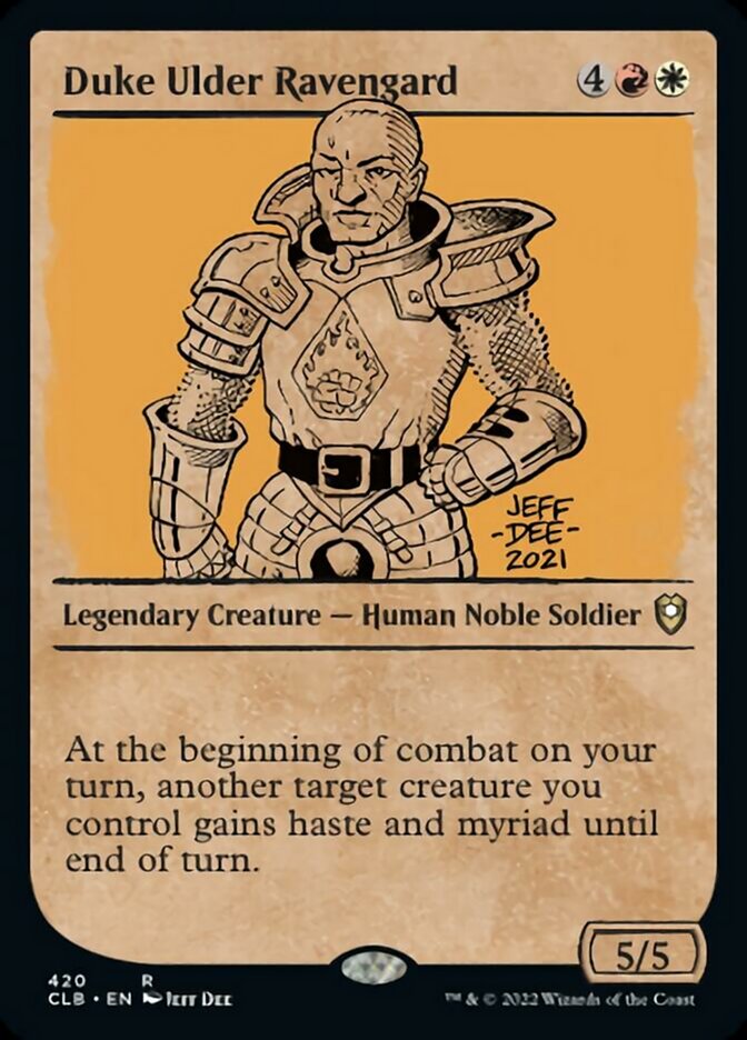 Duke Ulder Ravengard (Showcase) [Commander Legends: Battle for Baldur's Gate] | Odin's Place
