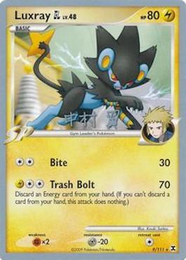 Luxray GL LV.48 (9/111) (Crowned Tiger - Tsubasa Nakamura) [World Championships 2009] | Odin's Place
