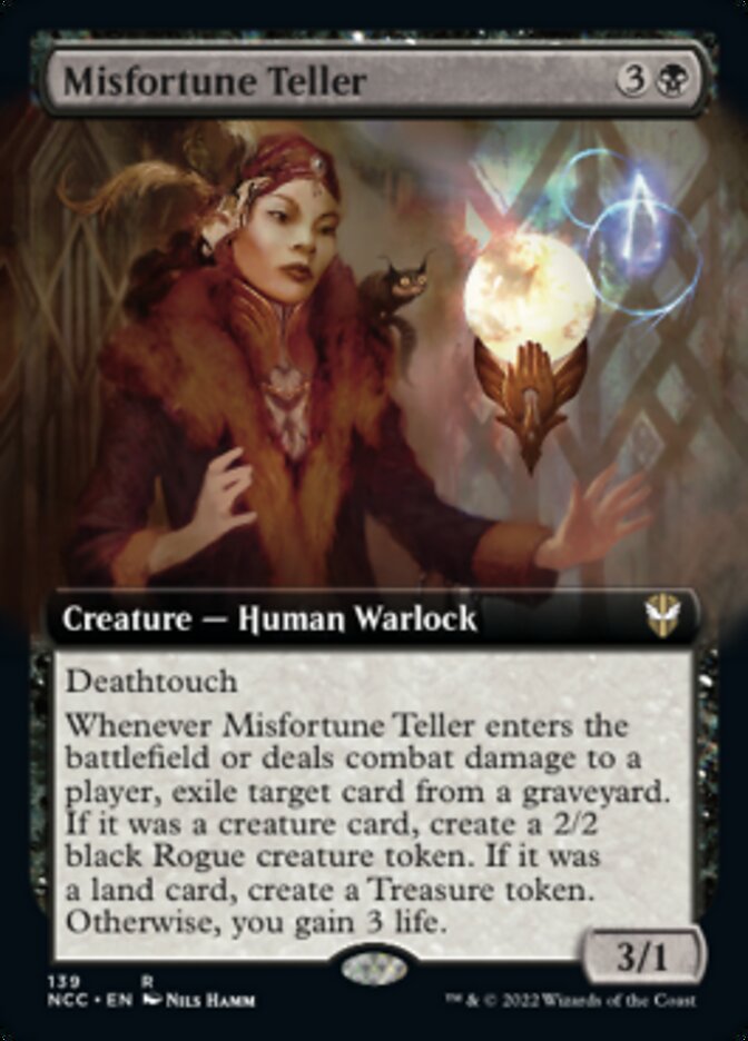 Misfortune Teller (Extended Art) [Streets of New Capenna Commander] | Odin's Place